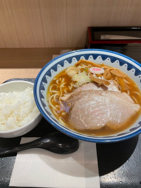 「チャーシューメン+ライス」@羽田大勝軒の写真