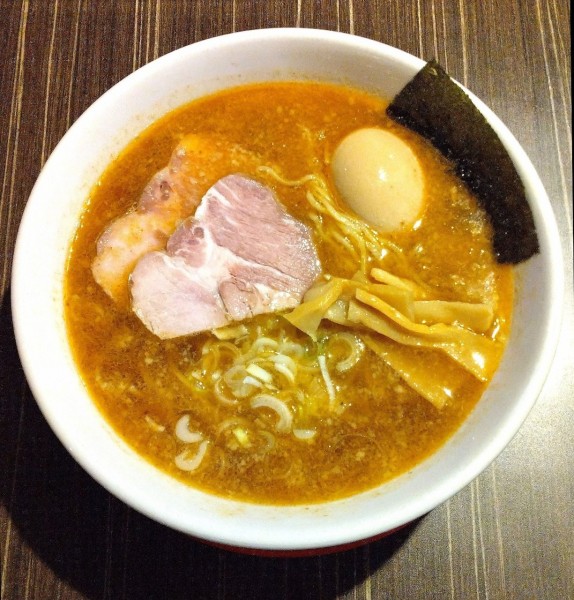 「海老の支那 780円＋味玉 100円」@らーめん屋本舗 麺龍 仙台駅前店の写真