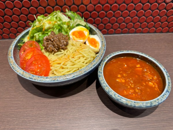 「トマト白ゴマつけ麺」@鬼の担々麺 ときわ台店の写真