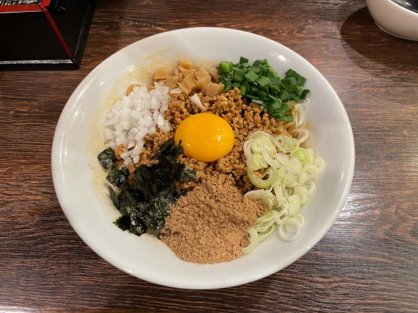 「【ゲリラ限定】台湾まぜそば」@麺屋 真心の写真