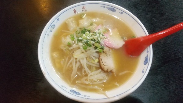 「ワンタンメン750円」@中華料理 島忠花の写真