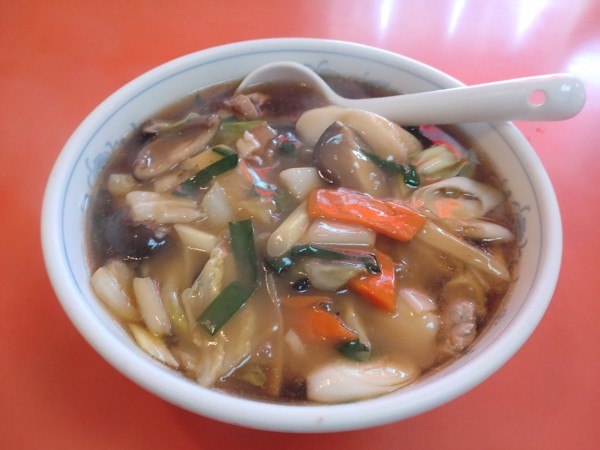 「しいたけソバ(８５０円)」@中華料理 宝来の写真