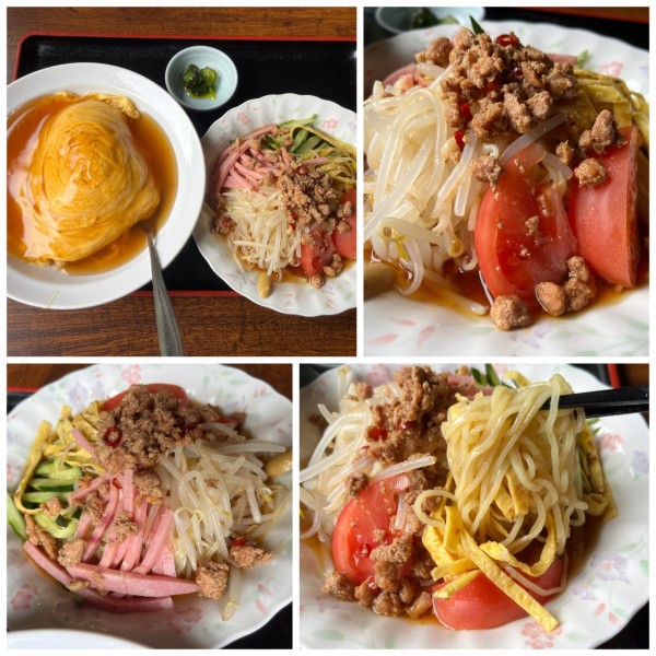 「台湾冷麺 天津飯セット 1100円」@香林坊の写真