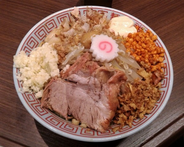 「まぜそば(小)1000円」@麺屋 神工の写真