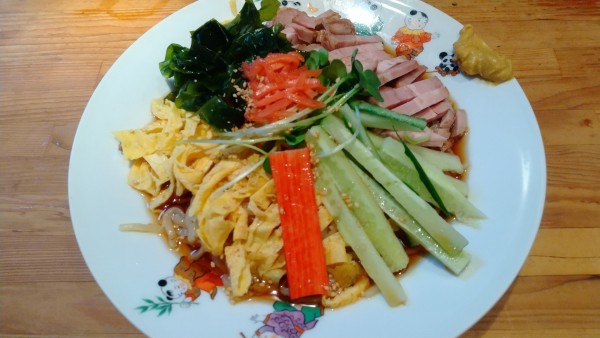 「冷やし中華(¥800)」@萬龍軒の写真