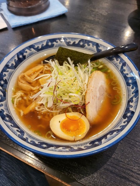 「天然和風だしらーめん」@らーめん食堂 れんげ 岡谷店の写真