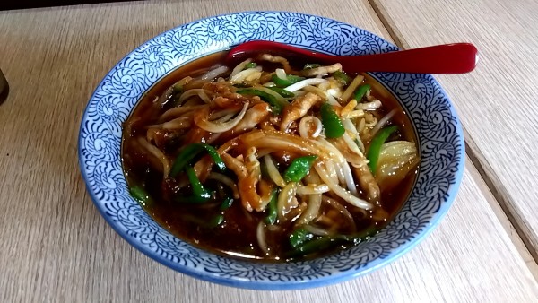 「豚肉とピーマン細切炒めそば（小炒飯付８５８円）」@和来亭 豊田店の写真