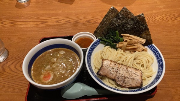 「つけ麺＋うま辛ジャン」@優勝軒 柏店の写真
