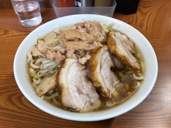 「ラーメン+豚1枚」@ラーメン二郎 亀戸店の写真