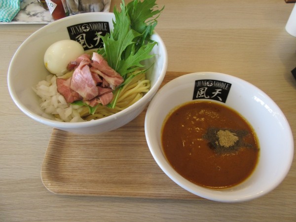 「T-tasteツケソバ(1000円)+味玉+〆のチーリゾット」@ドットエスの写真