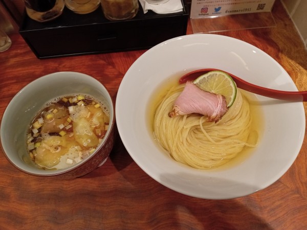 「特製昆布水つけ麺　醤油」@三馬路 東京店の写真