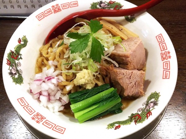 「白湯まぜそば」@立ち呑み居酒屋 金町製麺の写真