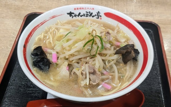 「近江ちゃんぽん（920円）」@ちゃんぽん亭総本家 甲賀土山SA店の写真