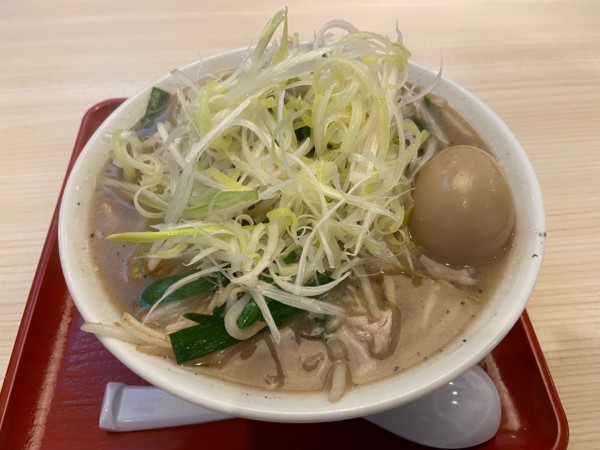 「野菜たっぷりタンメン、味玉(920円)」@喜多方ラーメン なか川の写真