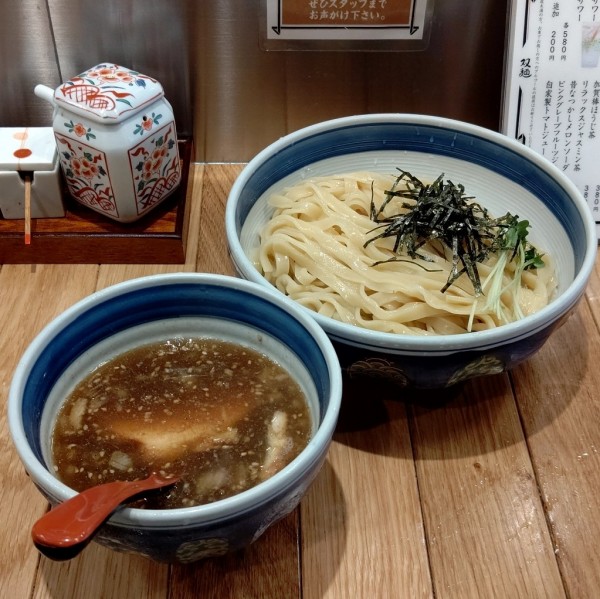 「極太平打ちつけ麺  醤油」@双麺 錦糸町本店の写真