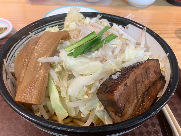 「油そば800円」@麺家 いちぼうの写真