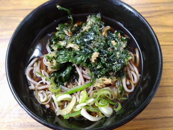 「ミニカレーライス 天ぷらそばセット　５００円　※」@尾久そばの写真