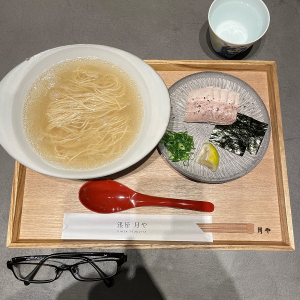 「クリア豚骨」@銀座 月やの写真