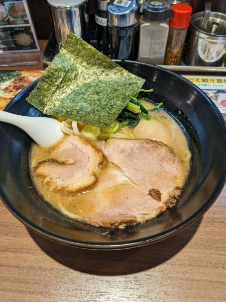 「味玉Ｗちゃーしゅー麺」@おがわや 福生店の写真
