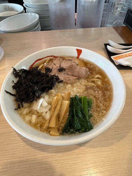 「燕三条中華そば　並脂　1000円　ラーパスで大盛」@中華そば GO.TO.KU ～義～の写真