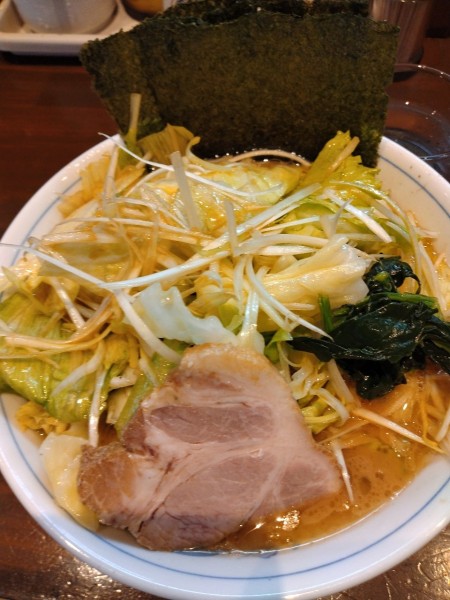 「合わせ野菜ラーメン」@横浜家系ラーメン 中島家の写真