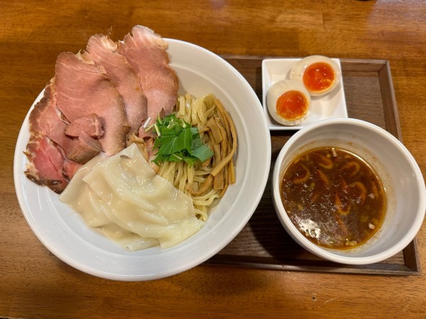「限定・桜えび香る海老塩つけ麺 特製1500円」@らぁ麺はうす Sumika0の写真