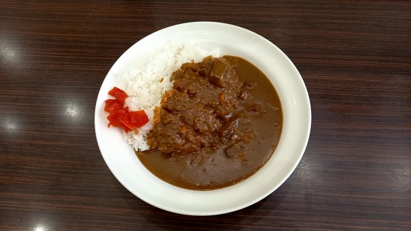 「かつカレー」@めんふぁん食堂 浜乃木店の写真