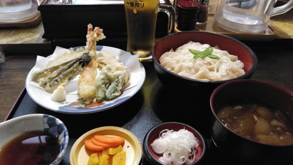 「天婦羅おざら」@甲州ほうとう 小作 石和駅前通り店の写真