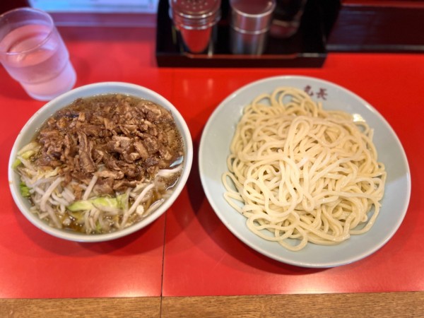 「チャシューやさいつけそば(小鉢)1150円」@丸長 目白店の写真