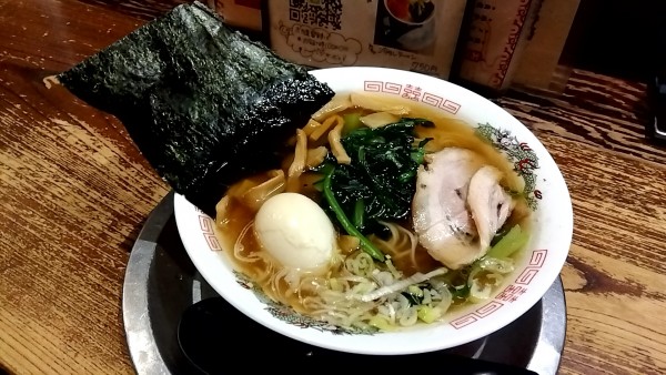 「あっさりラーメン（７００円）」@あじゃあらの写真