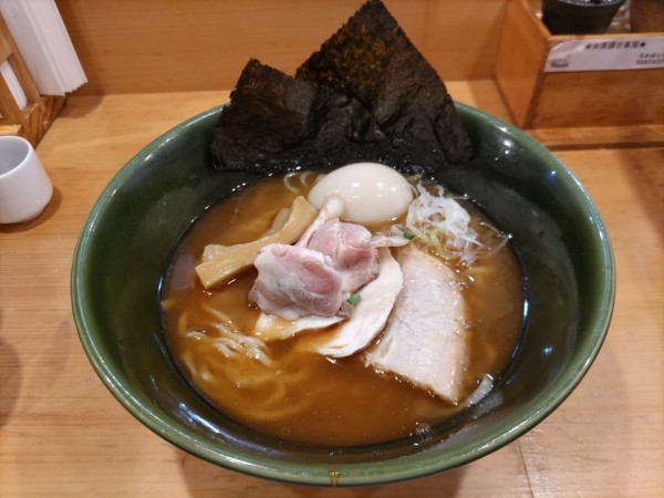 「得製焼きあご塩らー麺」@焼きあご塩らー麺 たかはし 銀座店の写真