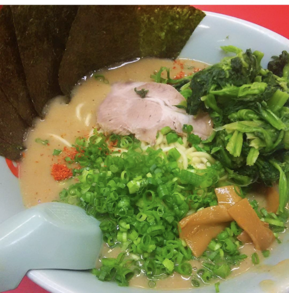 「プレミアム塩とんこつ」@山岡家 狭山店の写真