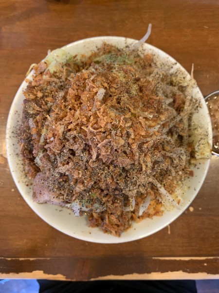 「汁なし」@ラーメン荘 歴史を刻め 新栄店の写真