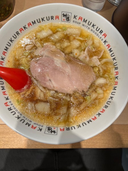 「おいしいラーメン790円+餃子セット300円」@どうとんぼり神座 浅草ROX3G店の写真