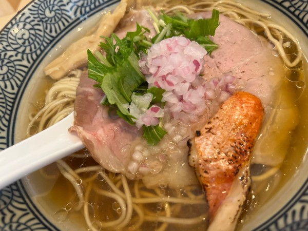 「金目鯛塩そば」@中華そば 獅の写真