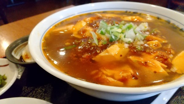 「#マーボー麺定食 #935円」@一心飯店の写真