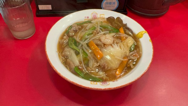 「五目あんかけ焼きそば」@中華食堂 一番館 新大久保店の写真