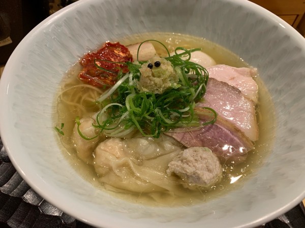 「特製塩そば」@饗 くろ㐂の写真