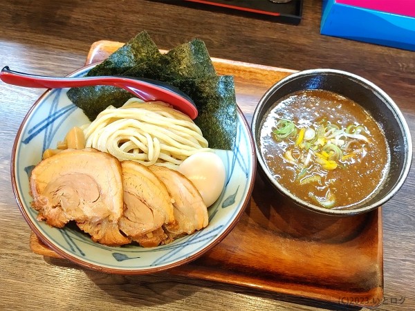 「味噌つけ麺（並　全部のせ）」@笹はらの写真
