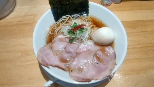 「味玉しょうゆらーめん1000円」@麺家 たけ田の写真
