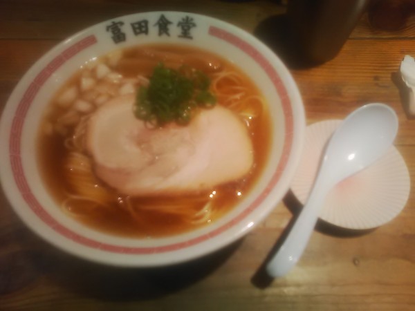 「煮干そば」@松戸中華そば 富田食堂の写真