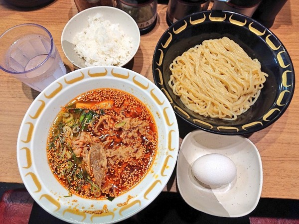 「【夏限定】スタミナつけ麺（肉大盛り）」@大阪スタミナ牛肉ラーメン わだ 西池袋店の写真