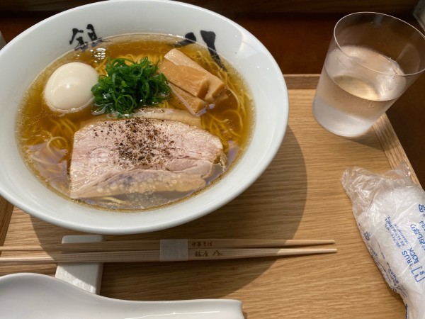 「特製中華そば」@中華そば 銀座 八五の写真