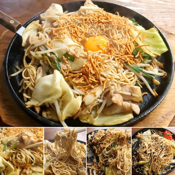 「博多焼きラーメン(大盛)　930円」@博多 からくさや 東上野店の写真