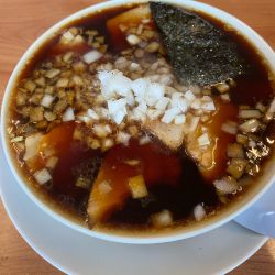 黒チャーシュー麺➕麺固め