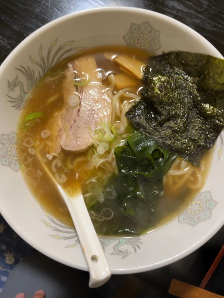 「醤油ラーメン」@和食処 かえでの写真