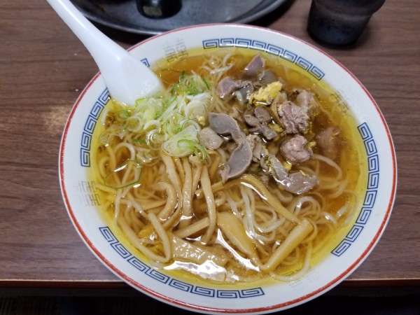 「もつラーメン」@一茶庵 支店の写真