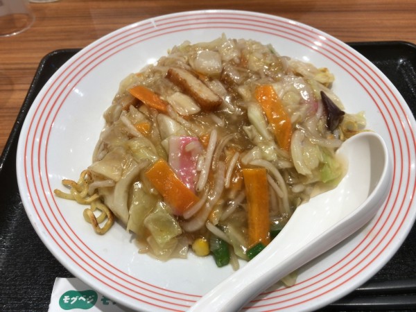 「太麺皿うどん」@長崎ちゃんぽん リンガーハット 足立西新井店の写真