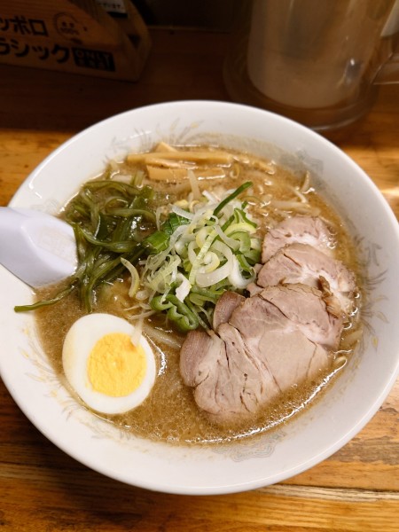 「味噌らーめん」@ラーメンの赤れんが 南4条店の写真
