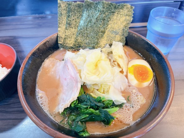 「特製朝ラー」@横浜家系らーめん 武術家の写真